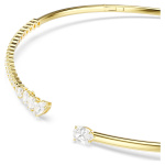 Mesmera choker Mixed cuts, White, 18K gold finish